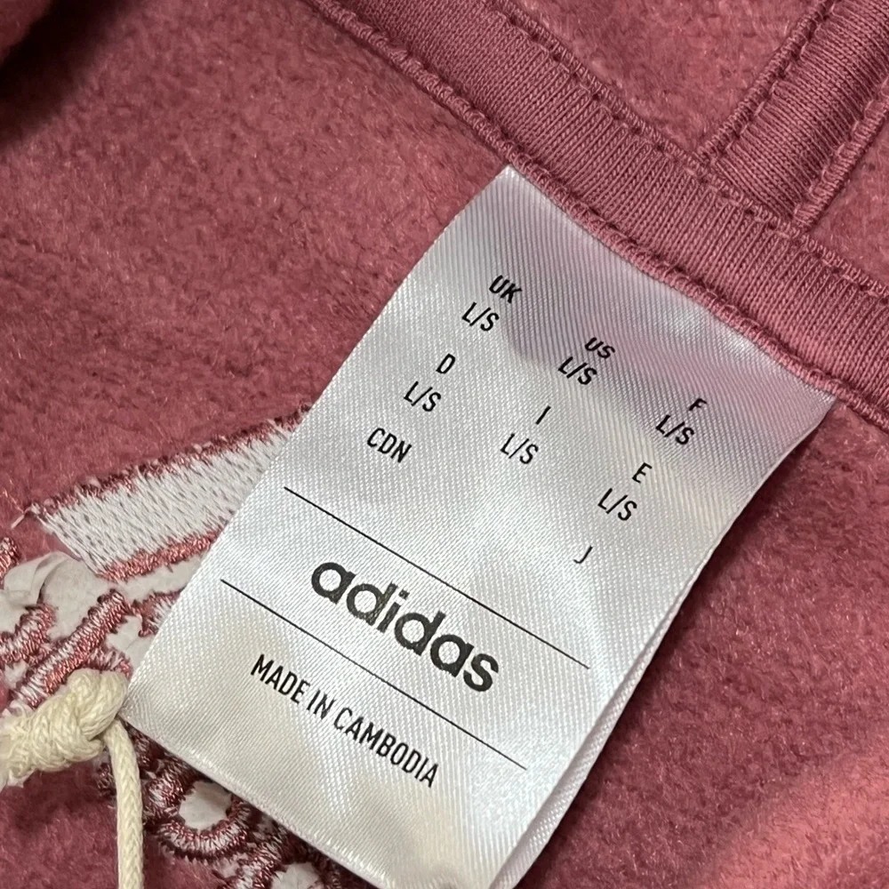 Adidas Maroon Sweatshirt with White Logo